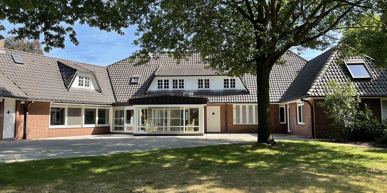 Das Haus der Rotenburger Werke mit Garten in Bothel für Menschen mit seelischer Beeinträchtigung